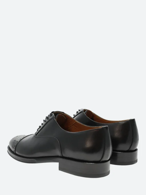 Sale - Marius in Nero Vitello Shoes | Lace-Up Shoes