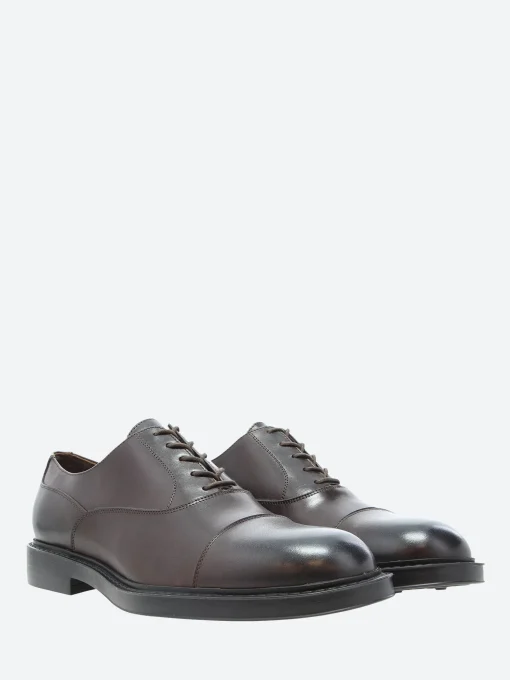 Clearance - Market in Marrone Vitello Shoes | Lace-Up Shoes