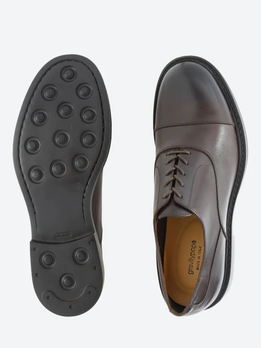 Clearance - Market in Marrone Vitello Shoes | Lace-Up Shoes