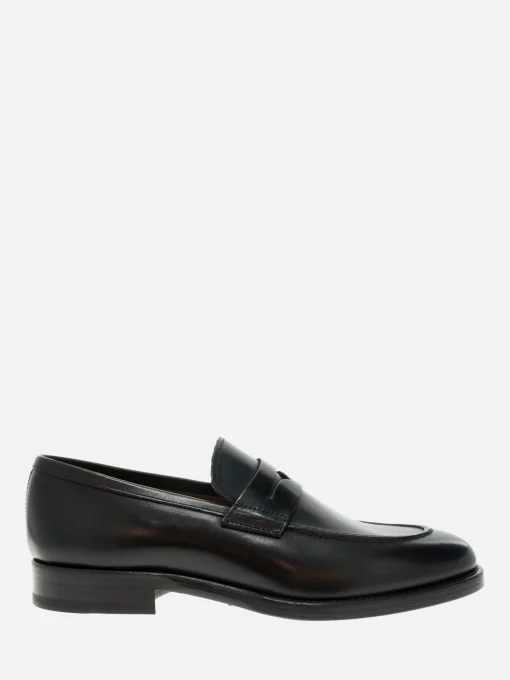 Discount - Massimo in Nero Vitello Shoes | Loafers