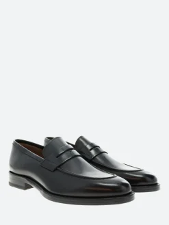 Discount - Massimo in Nero Vitello Shoes | Loafers