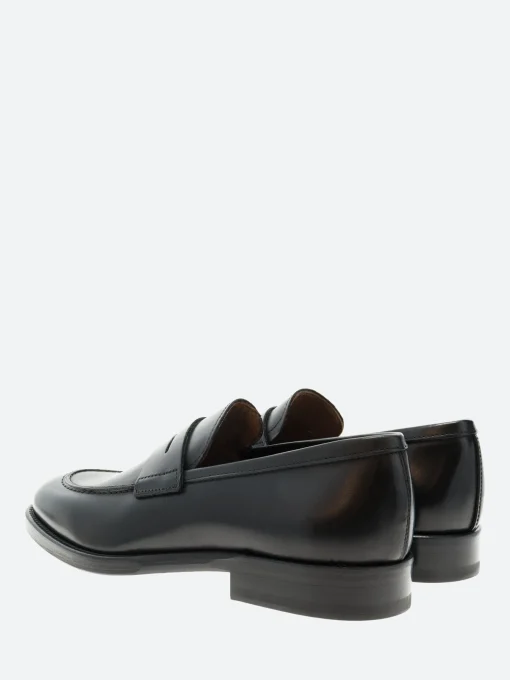 Discount - Massimo in Nero Vitello Shoes | Loafers