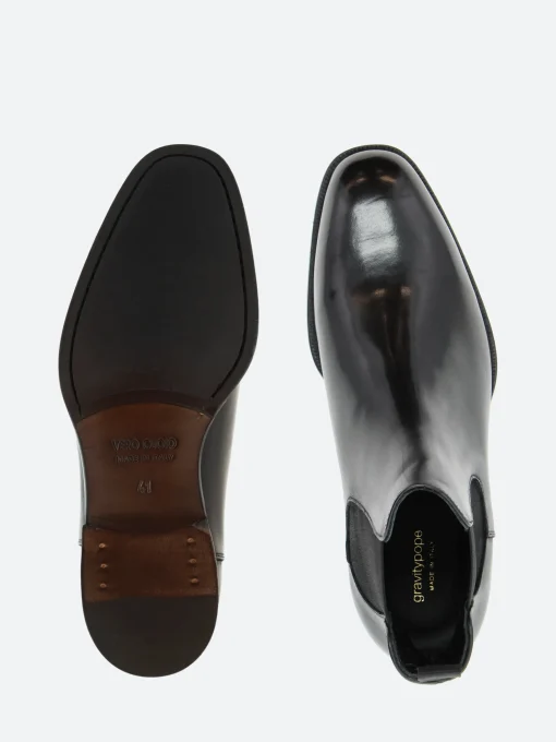 Fashion - Miller Chelsea Boots in Nero Vittelo Boots