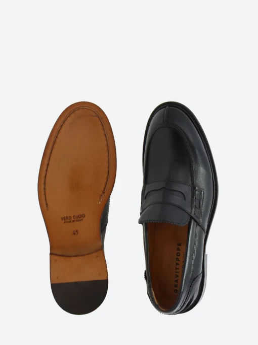 Best - Milton Penny Loafers in Nero Glove Tinto Sneakers