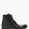 Hot - Morris Lace-Up Boots in Nero Vacchetta Boots