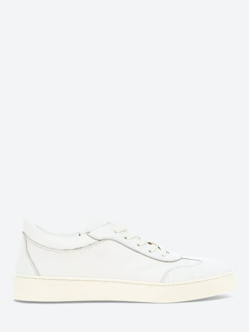 Outlet - Mustafa Low Top Sneakers in Bianco Glove Tinto Sneakers
