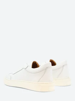 Outlet - Mustafa Low Top Sneakers in Bianco Glove Tinto Sneakers