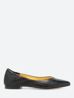 New - Nabina Flats in Nero Nappa Women Shoes | Overalls & Jumpsuits
