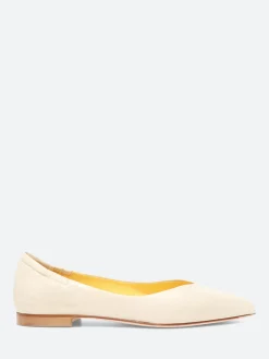 Outlet - Nabina Flats in Milk Nappa Women Shoes | Overalls & Jumpsuits