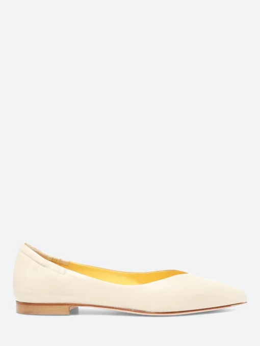 Outlet - Nabina Flats in Milk Nappa Women Shoes | Overalls & Jumpsuits