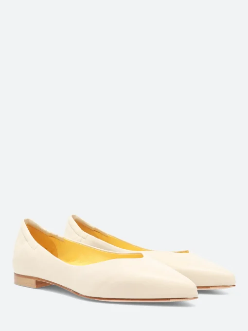Outlet - Nabina Flats in Milk Nappa Women Shoes | Overalls & Jumpsuits