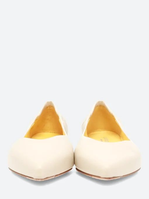 Outlet - Nabina Flats in Milk Nappa Women Shoes | Overalls & Jumpsuits