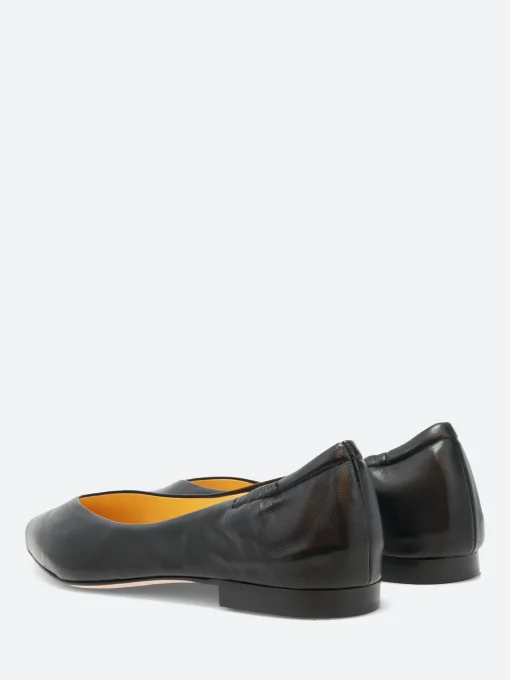 New - Nabina Flats in Nero Nappa Women Shoes | Overalls & Jumpsuits