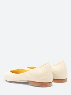 Outlet - Nabina Flats in Milk Nappa Women Shoes | Overalls & Jumpsuits