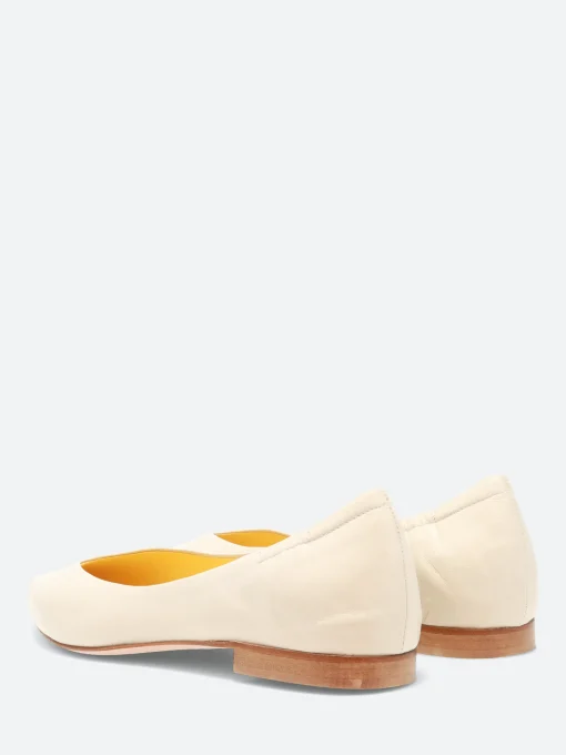 Outlet - Nabina Flats in Milk Nappa Women Shoes | Overalls & Jumpsuits