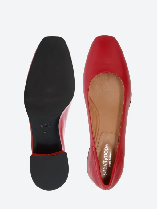 New - Nadia in Rosso Nappa Leather Women Shoes | Overalls & Jumpsuits