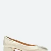 Sale - Nadia in Sasso Berg Wash (Gold) Leather Women Shoes | Heels