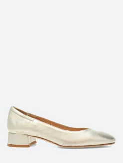 Sale - Nadia in Sasso Berg Wash (Gold) Leather Women Shoes | Heels