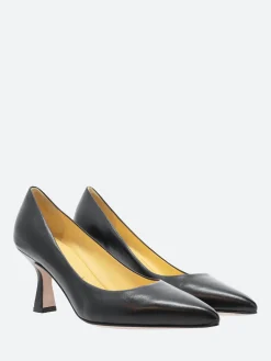 Outlet - Nadio Pointed Toe Pumps in Nero Nappa Women Shoes | Overalls & Jumpsuits