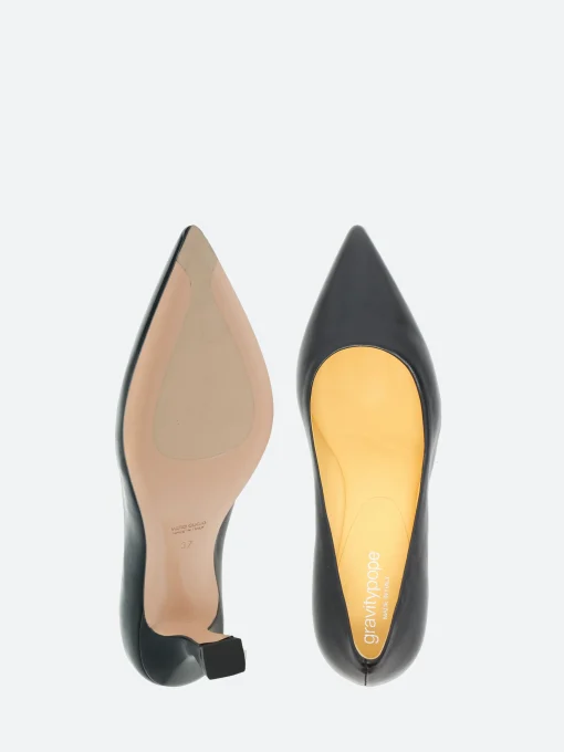 Outlet - Nadio Pointed Toe Pumps in Nero Nappa Women Shoes | Overalls & Jumpsuits