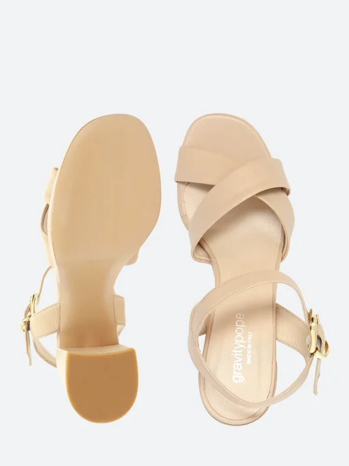 Outlet - Nardin in Fondotinita Nappa Women Sandals | Heels