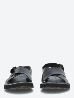 Outlet - Ocean Sandal in Nero Tcapo Women Mary Janes | Ballet Flats