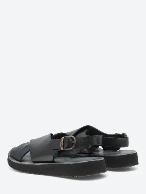 Outlet - Ocean Sandal in Nero Tcapo Women Mary Janes | Ballet Flats