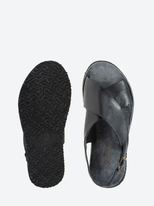 Outlet - Ocean Sandal in Nero Tcapo Women Mary Janes | Ballet Flats
