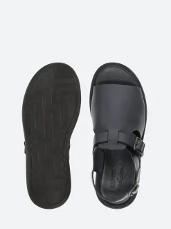 Outlet - Odong in Nero Tcapo Sandals