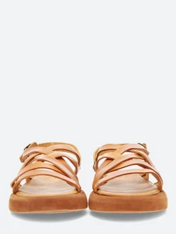 New - Orlene Sandals in Cuoio Tcapo Women Overalls & Jumpsuits | Sandals
