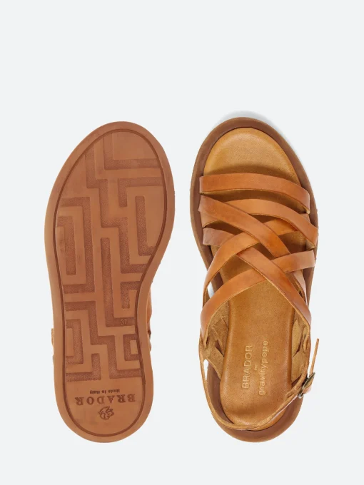 New - Orlene Sandals in Cuoio Tcapo Women Overalls & Jumpsuits | Sandals