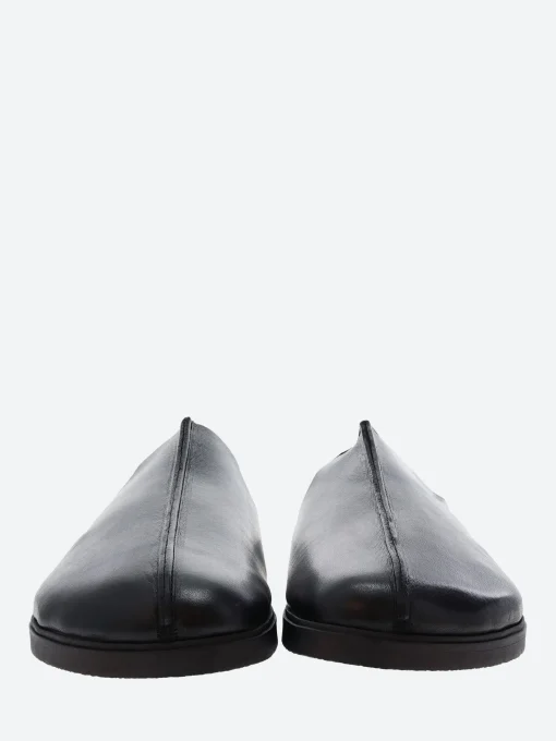 Best - Ozzy Mule in Nero Tcapo Slides | Shoes