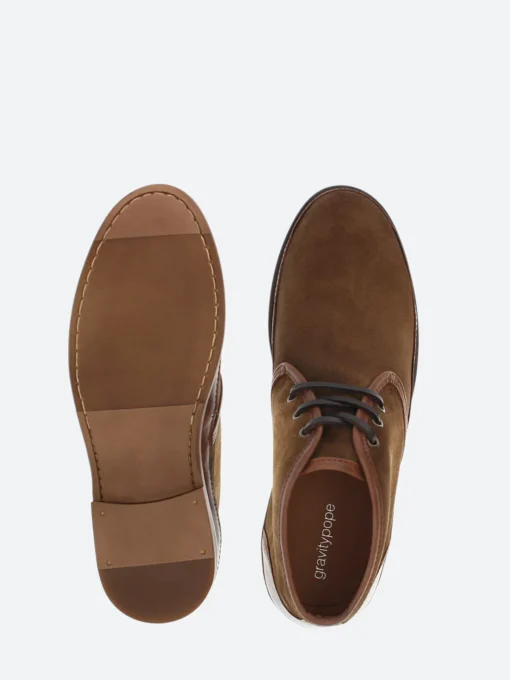 Discount - Porter 20 in Khaki Suede Boots