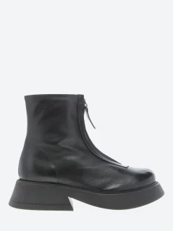 Outlet - Rolleen Zip Boot in Nero Mousse Women Boots