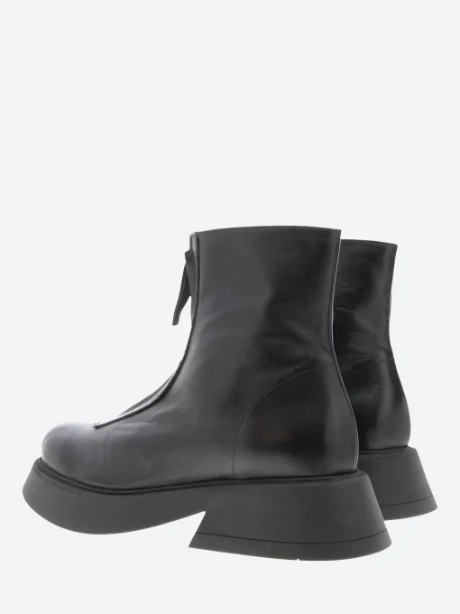 Outlet - Rolleen Zip Boot in Nero Mousse Women Boots