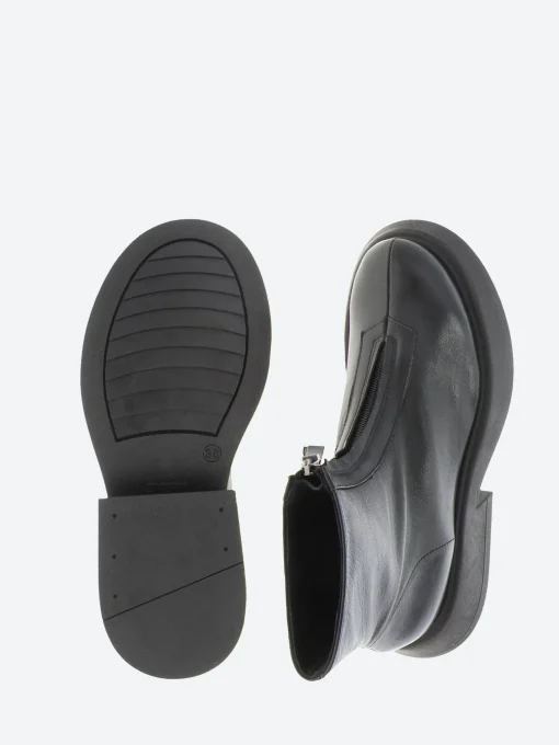 Outlet - Rolleen Zip Boot in Nero Mousse Women Boots