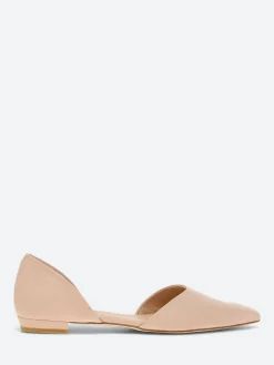 Hot - Zade d'Orsay Flats in Nude Parma Women Shoes
