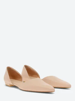 Hot - Zade d'Orsay Flats in Nude Parma Women Shoes