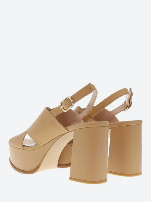Clearance - Zeba in Tan Parma Women Sandals | Heels