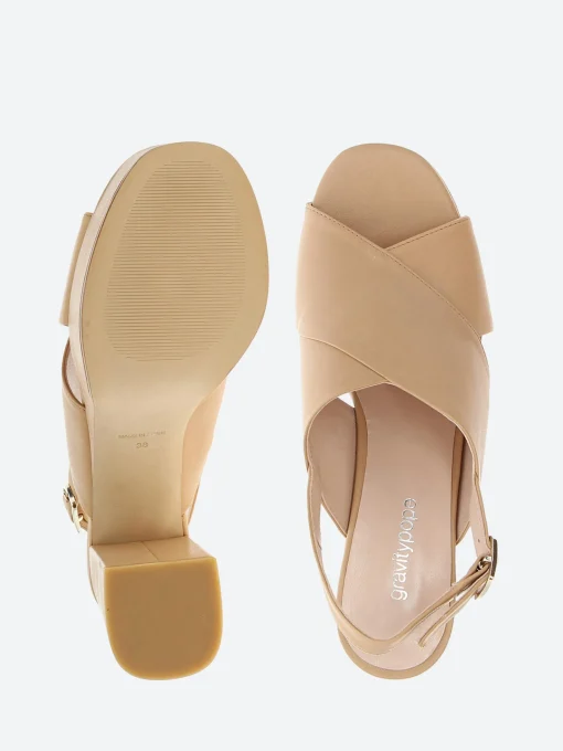 Clearance - Zeba in Tan Parma Women Sandals | Heels