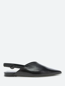 Discount - Las 41 Slingback Flats in Nero Baron Women Shoes