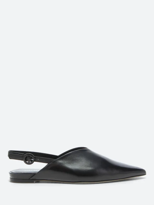 Discount - Las 41 Slingback Flats in Nero Baron Women Shoes