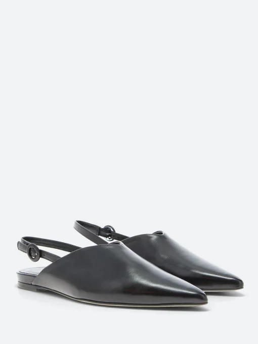 Discount - Las 41 Slingback Flats in Nero Baron Women Shoes
