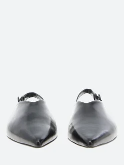 Discount - Las 41 Slingback Flats in Nero Baron Women Shoes
