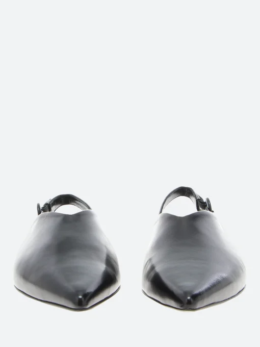 Discount - Las 41 Slingback Flats in Nero Baron Women Shoes