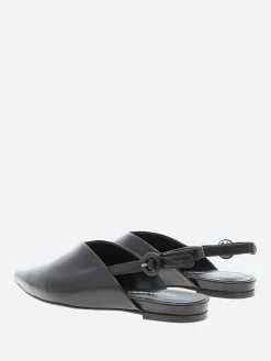 Discount - Las 41 Slingback Flats in Nero Baron Women Shoes