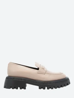Online - Rama 11 Penny Loafer in Tortora Baron Women Shoes | Overalls & Jumpsuits
