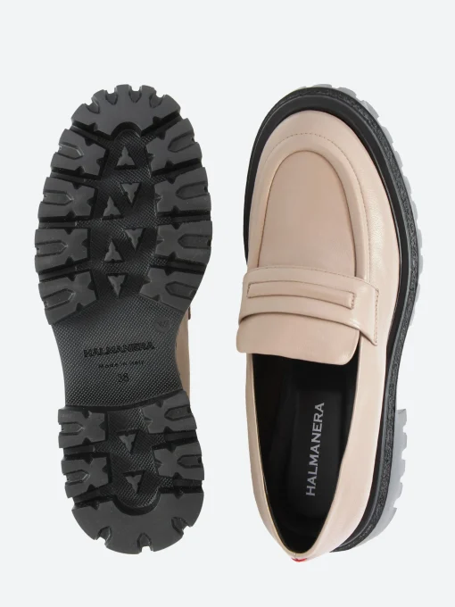 Online - Rama 11 Penny Loafer in Tortora Baron Women Shoes | Overalls & Jumpsuits