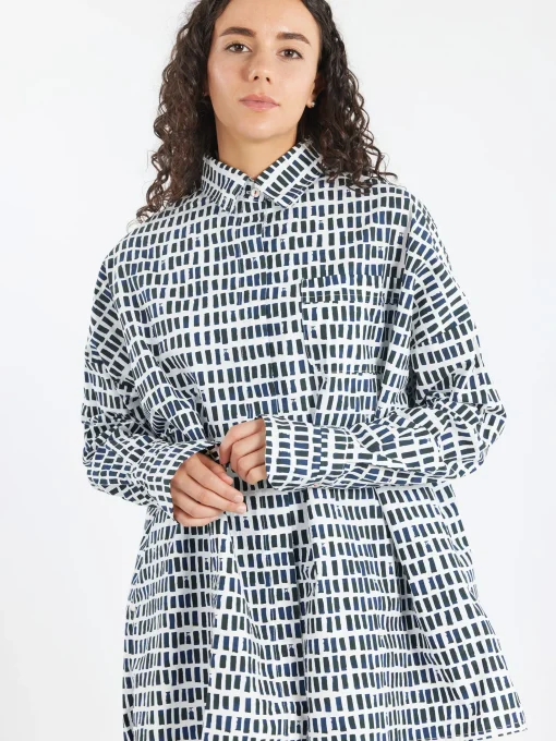 Discount - Clarissa Shirt in Navy Sticks Women Tops & Blouses | Button-Ups