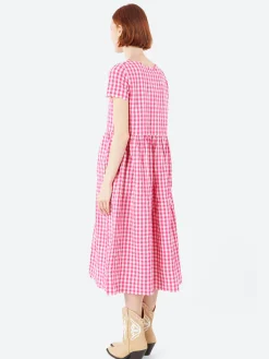 Best - Demi Dress in Azalea Check Women Dresses
